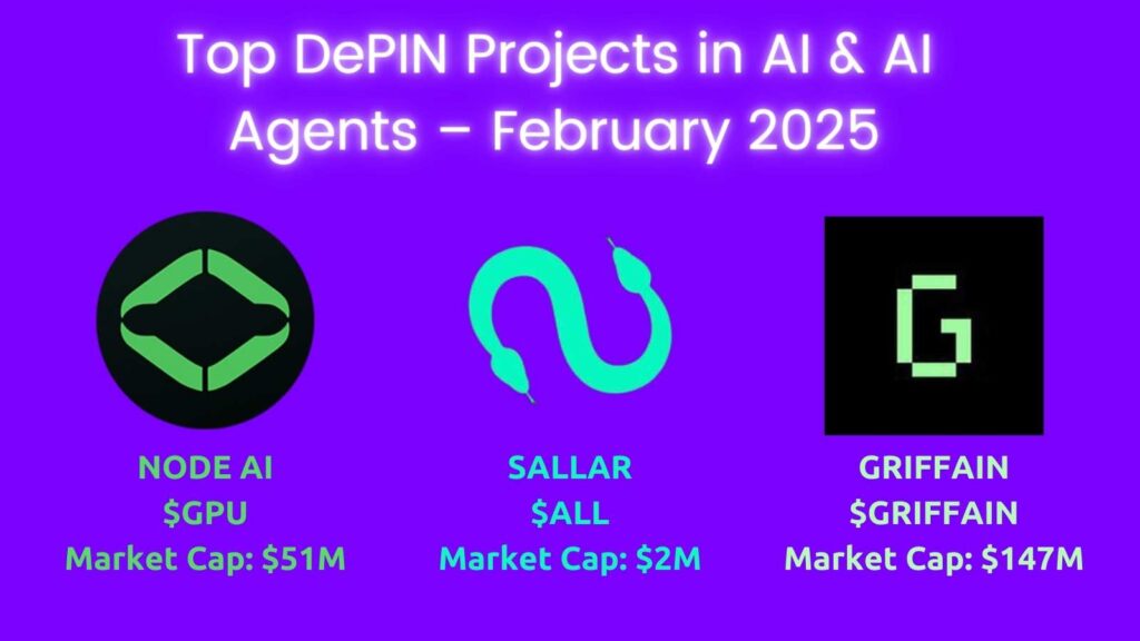 Top DePIN Projects in AI & AI Agents – February 2025