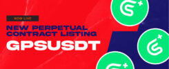 Now Live: GPSUSDT Perpetual Swap Listings With Up to 50x Leverage