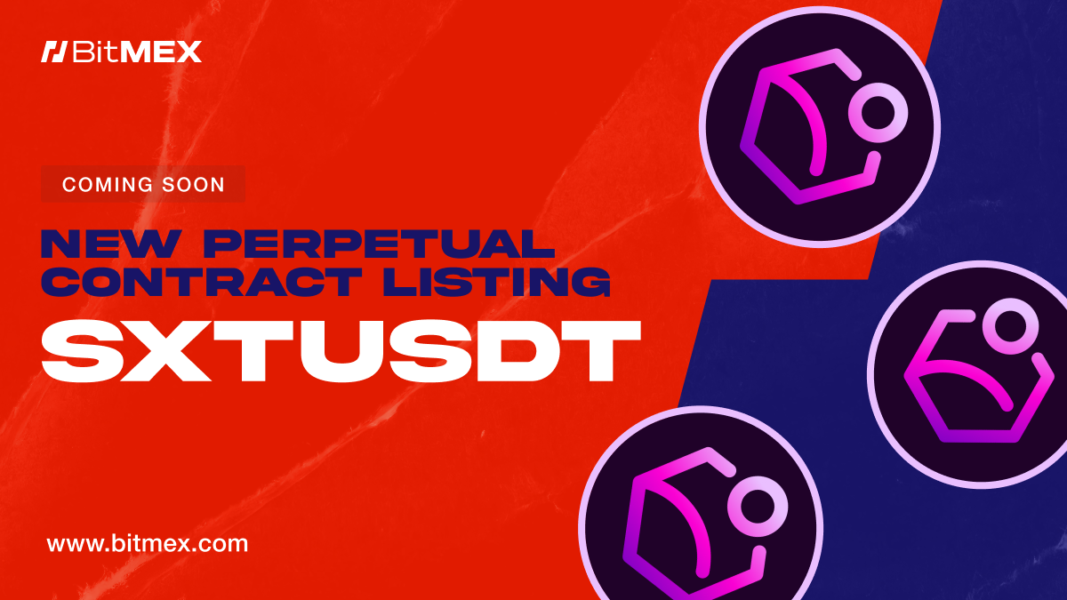 Coming Soon: SXTUSDT Perpetual Swap Listing With Up to 50x Leverage