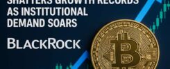 BlackRock's Bitcoin ETF Shatters Growth Records as Institutional Demand Soars