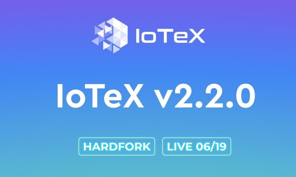 IoTeX Activates v2.2 Protocol Upgrade, Delivering Instant Finality for Real-World AI and DePIN Applications