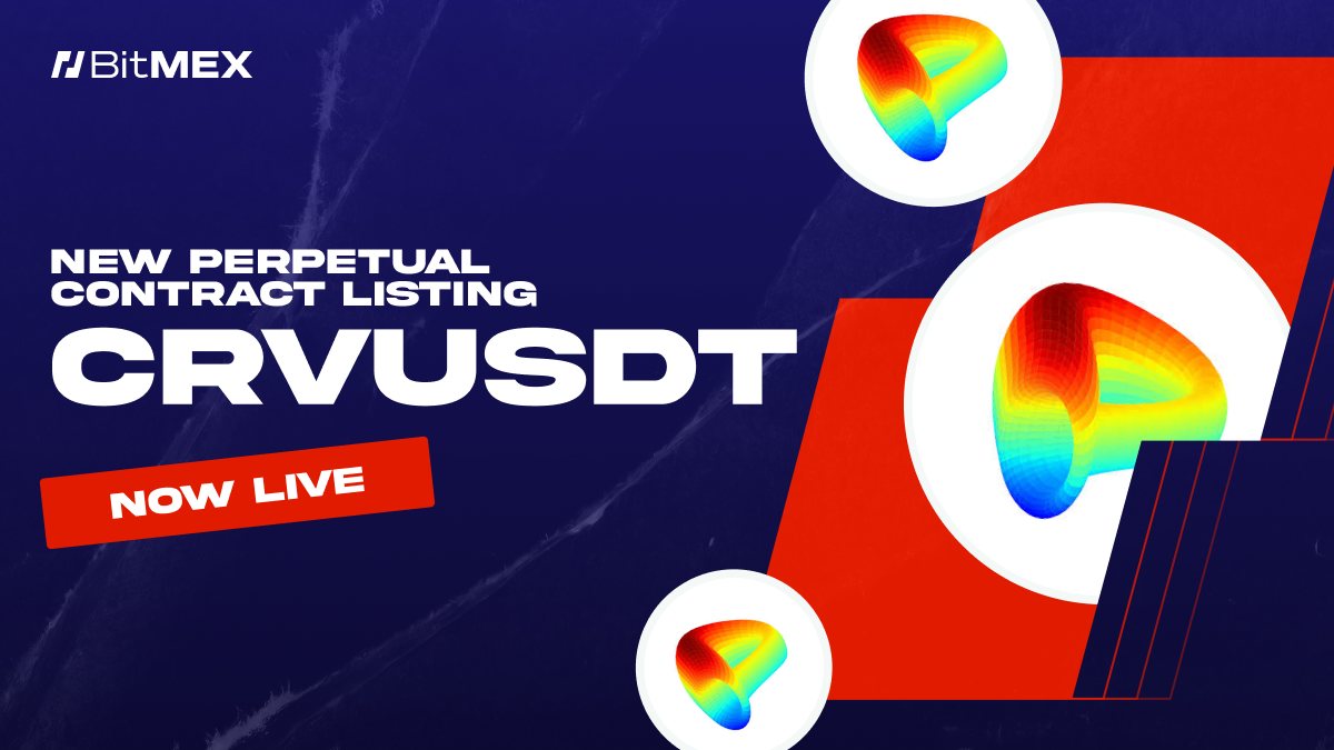 Now Live: CRVUSDT Perpetual Swap Listing With Up to 33x Leverage