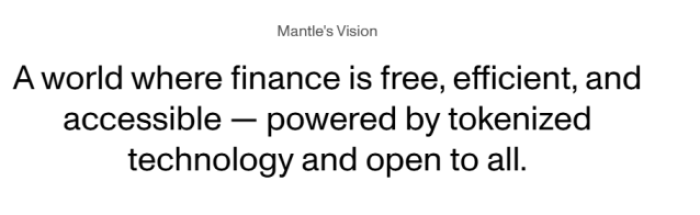 Mantle's vision about combining Blockchain in the financial system