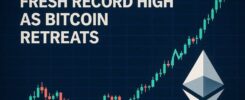 Ether Hits Fresh Record High as Bitcoin Retreats