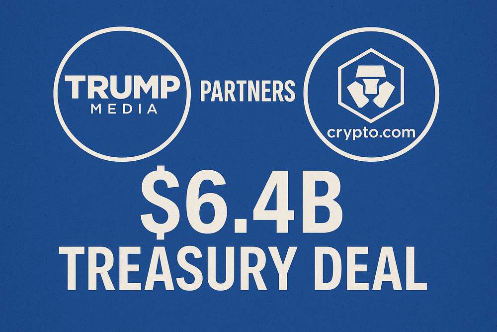Trump Media Partners Crypto.com $6.4B Treasury Deal