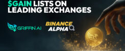 Griffin AI Lists $GAIN on Leading Exchanges, Launches Utility Token on BNB Chain