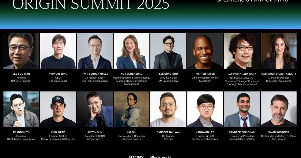Origin Summit Unveils Second Wave of Global Icons Ahead of Debut During KBW – DL News