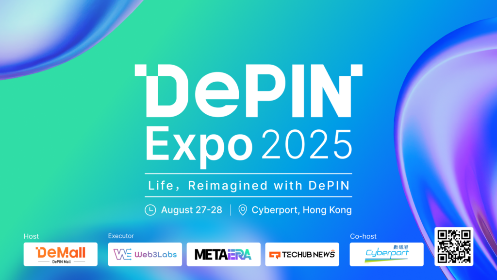 Depin Expo 2025 Poster that includes the logo 