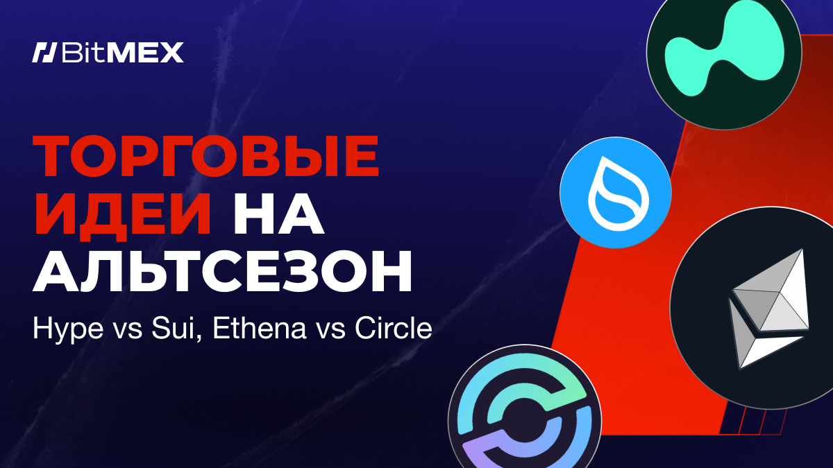 Торговые идеи на альтсезон: Hype против Sui, Ethena против Circle
