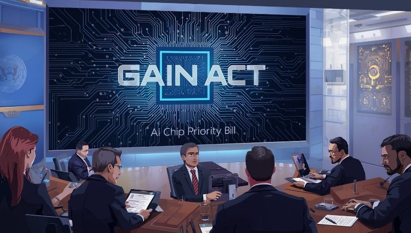 GAIN Act: Senate Passes AI Chip Priority Bill That Could Impact Crypto Mining