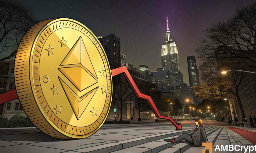 SharpLink's move puts pressure on Ethereum as it drops below $3K