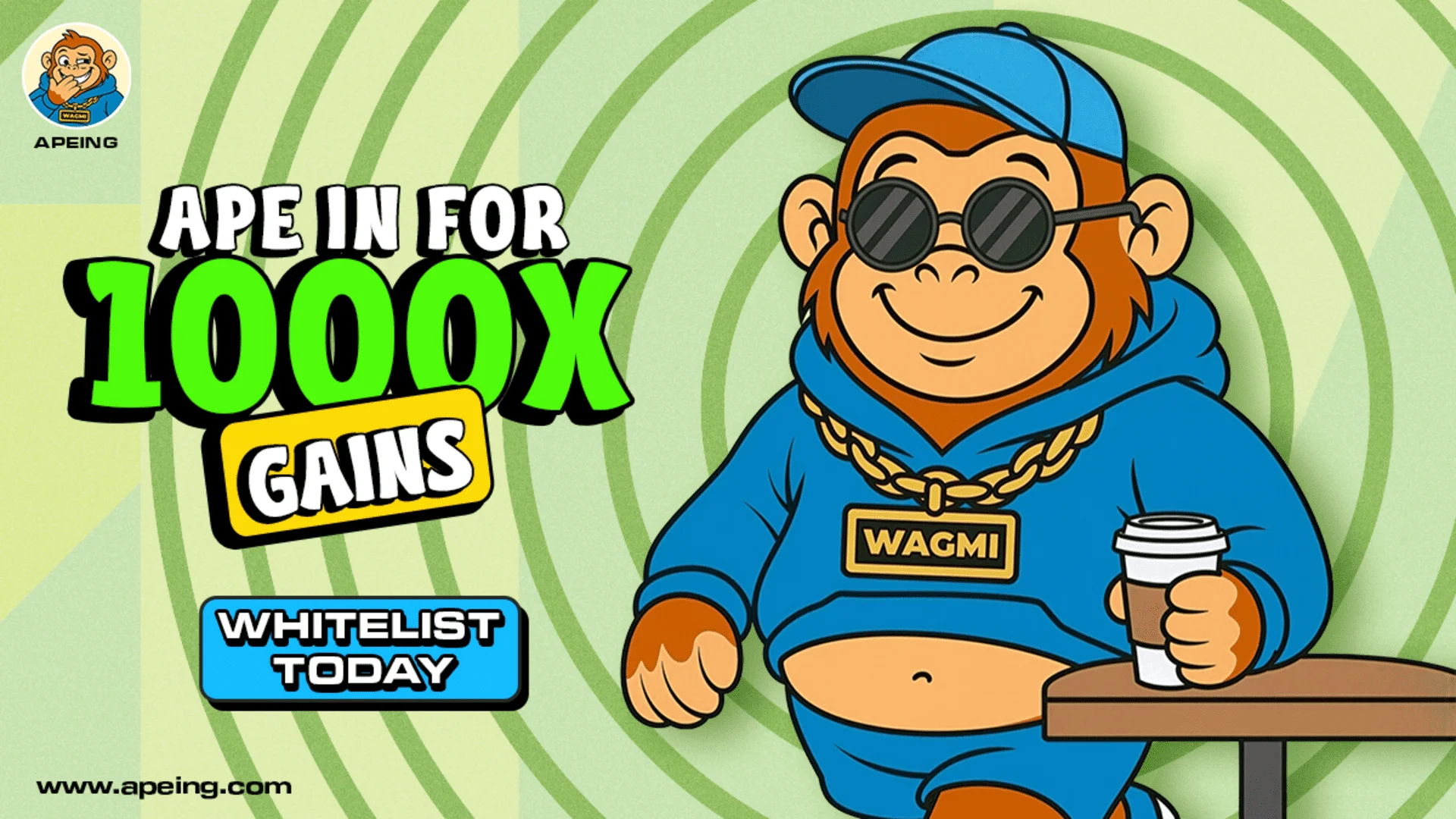 Next 10,000% Crypto Win? BTC Roars, Solana and XRP ETFs Pump, but Apeing’s Whitelist Makes It the Best Upcoming Crypto Presale