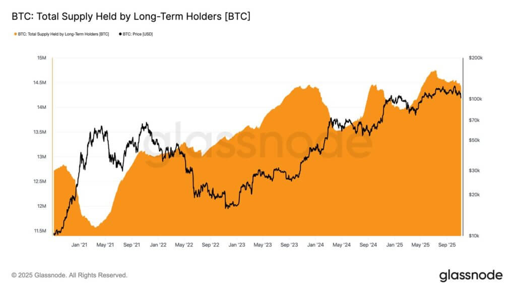 Total supply for long term holders