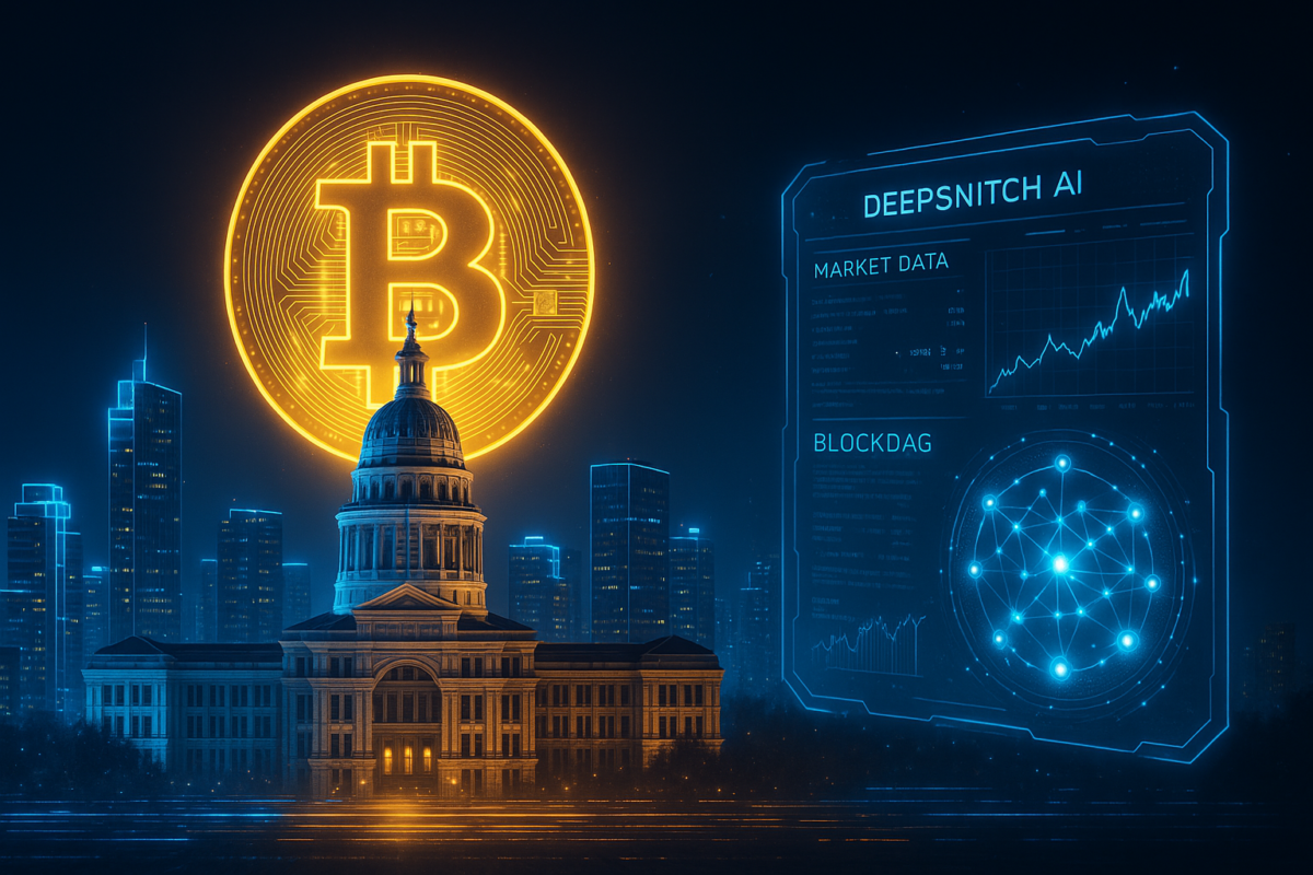 Texas Bitcoin Move a Major Move, as DeepSnitch AI Jumps 74%