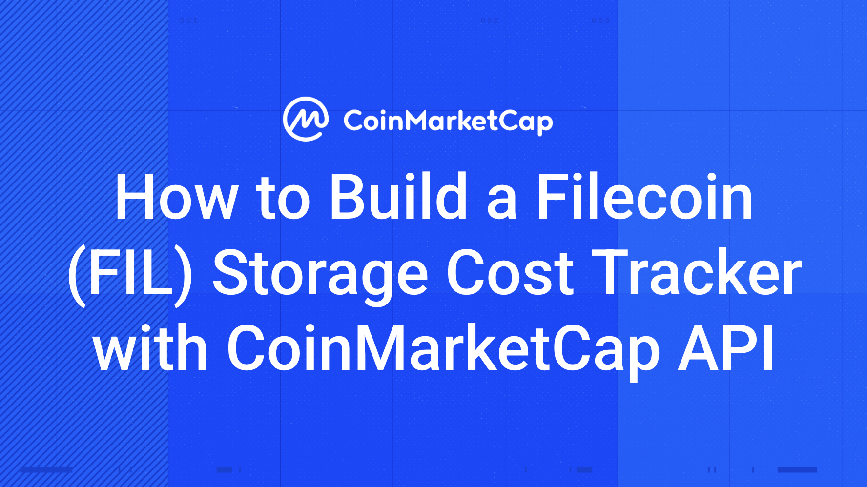 How to Build a Filecoin (FIL) Storage Cost Tracker with CoinMarketCap API