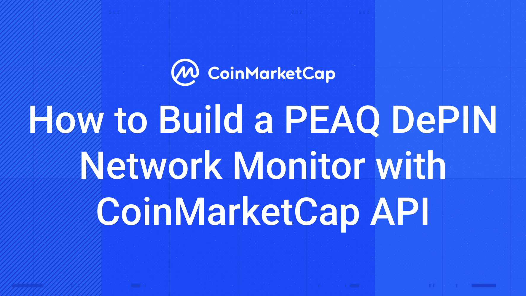 How to Build a PEAQ DePIN Network Monitor with CoinMarketCap API