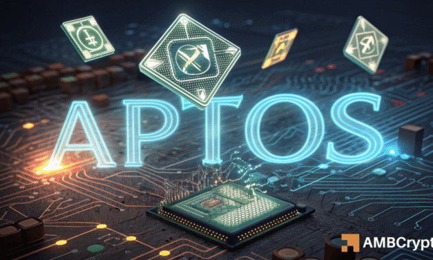 Aptos blockchain development booms, but APT dips 8% - Is THIS why?