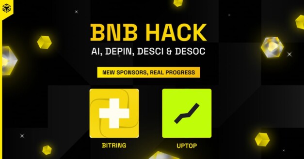 BNB Chain Welcomes New Sponsors UpTop and Bitring to Support AI, DeFi, DeSoc, DeSci, and DePIN Innovation Through BNB Hack – DL News