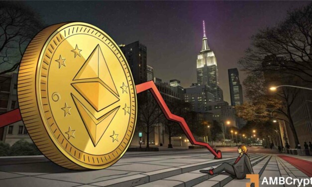 SharpLink's move puts pressure on Ethereum as it drops below $3K