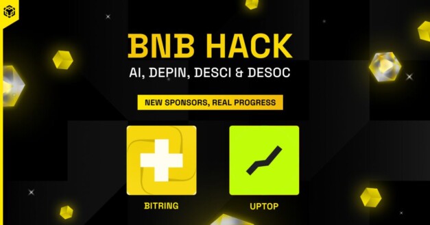 BNB Chain Welcomes New Sponsors UpTop and Bitring to Support AI, DeFi, DeSoc, DeSci, and DePIN Innovation Through BNB Hack – DL News