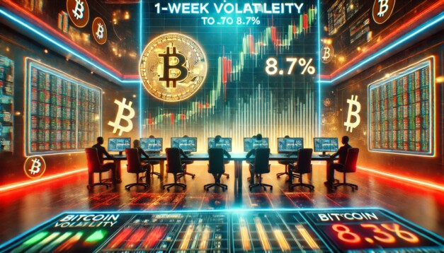 Bitcoin 1-Week Volatility Falls To 8.7%: Violent Move Soon?