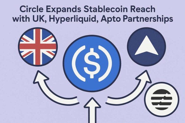 Circle Expands Stablecoin Reach with UK, Hyperliquid, Aptos Partnerships