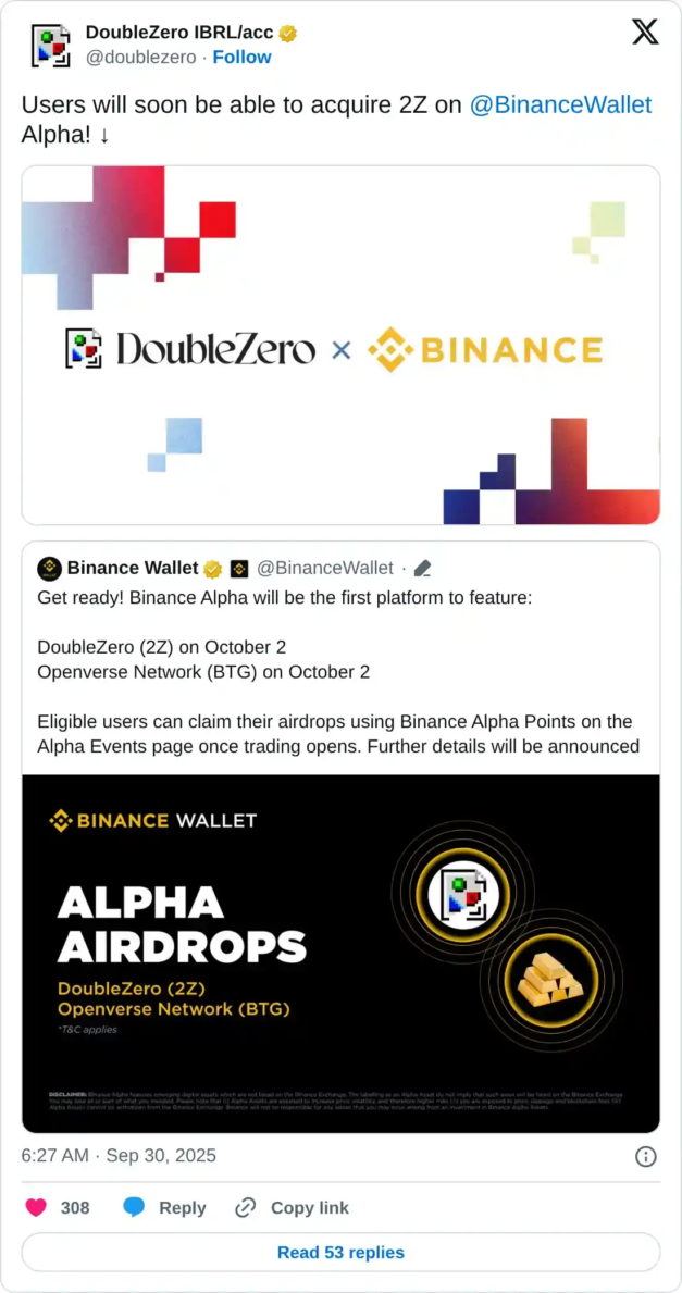 DePIN tokens' trading volume increases after US SEC's no-action letter to DoubleZero
