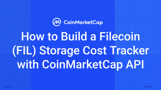 How to Build a Filecoin (FIL) Storage Cost Tracker with CoinMarketCap API