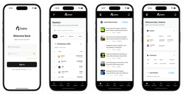 Sable Venture Capital Inc. Expands Access to Its AI-Powered Bitcoin Platform with New iOS App for Investors