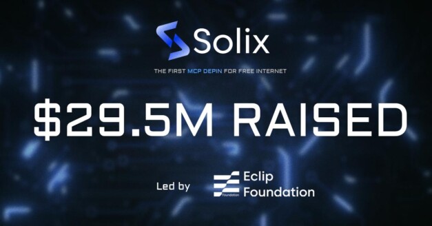 Solix Raises $29.5M to Revolutionize Decentralized Internet Infra